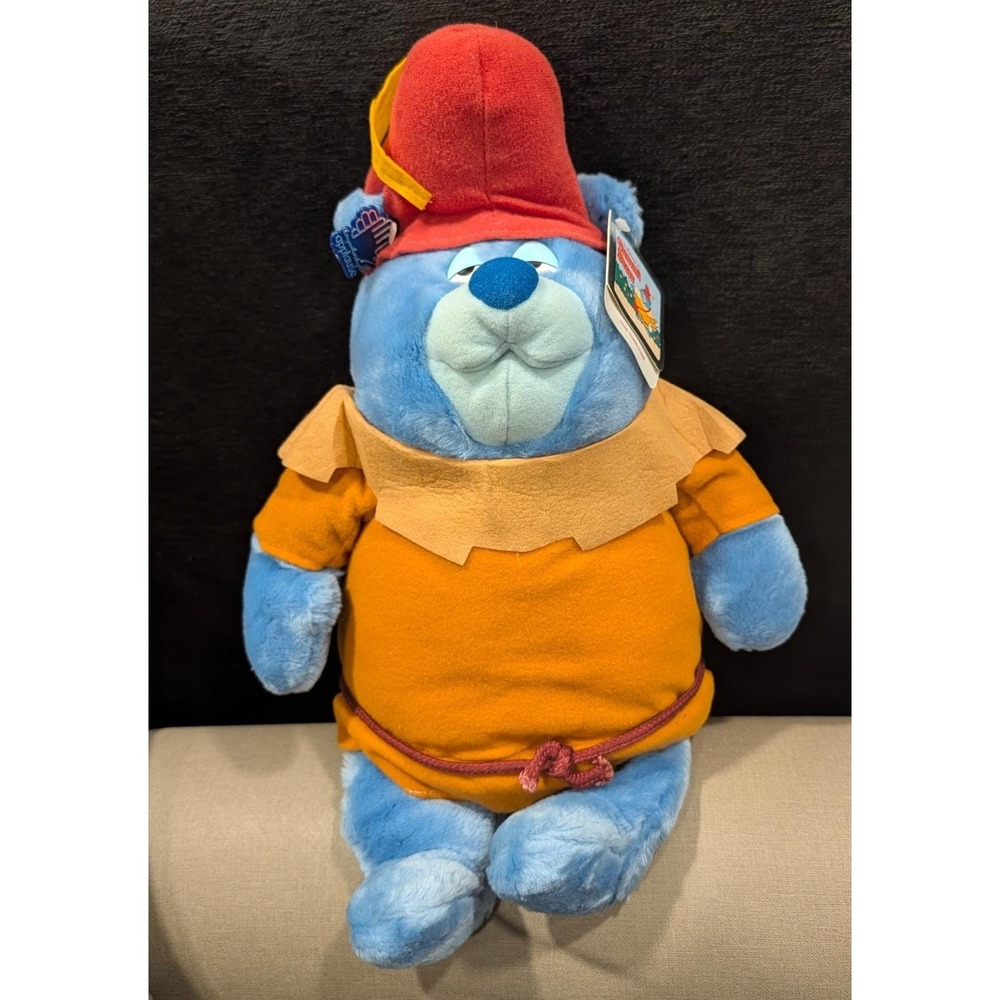 Vintage Disney Gummi Bears Applause 16" Plush "Tummi Gummi" W/Tags 1985